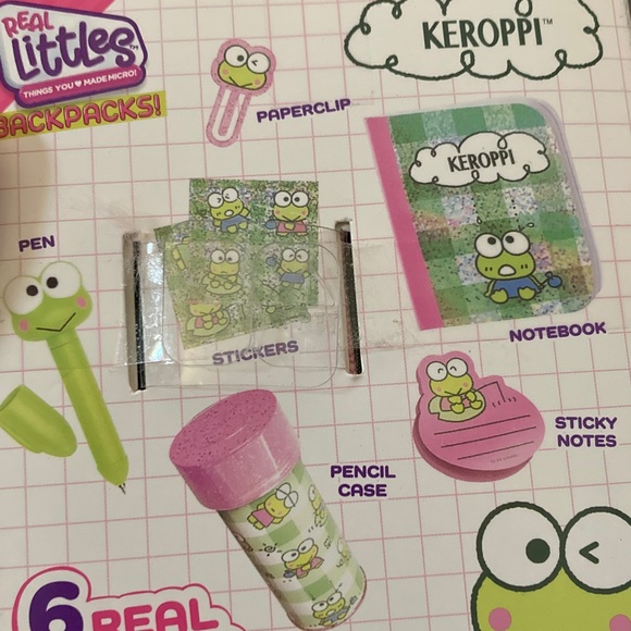 Keroppi Backpack - Green and Pink - Picture 14 of 16